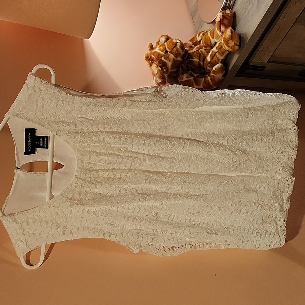 4/$20 Liz Claiborne Career Lace Tank Top